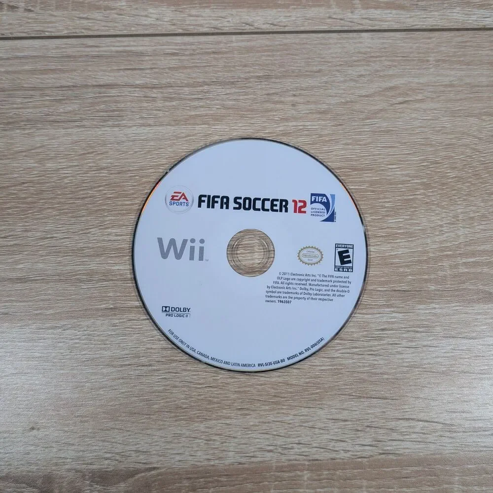 FIFA Soccer 12 (Nintendo Wii, 2011) – Disc Only – Tested & Working – EA Sports